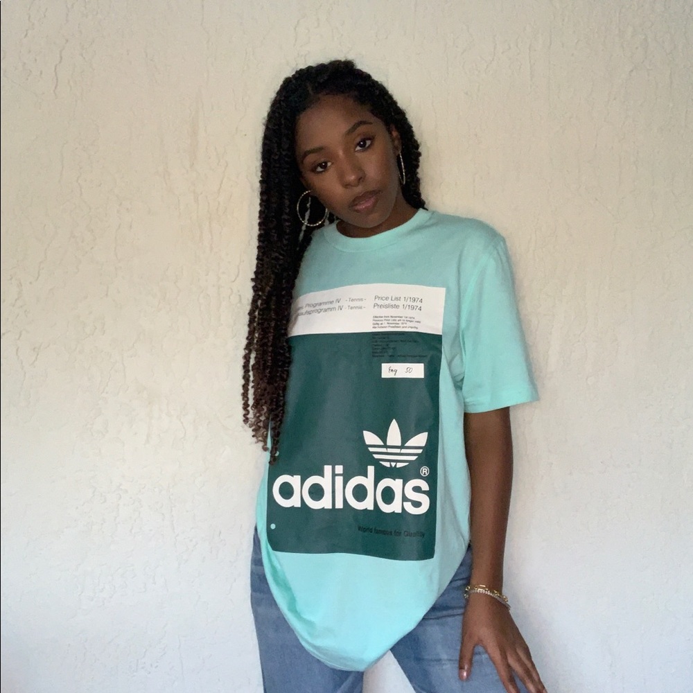 Oversized Adidas Pantone Tee 🧼